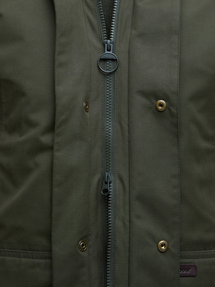 Barbour Farlam Waterproof Waxed Jacket Olive