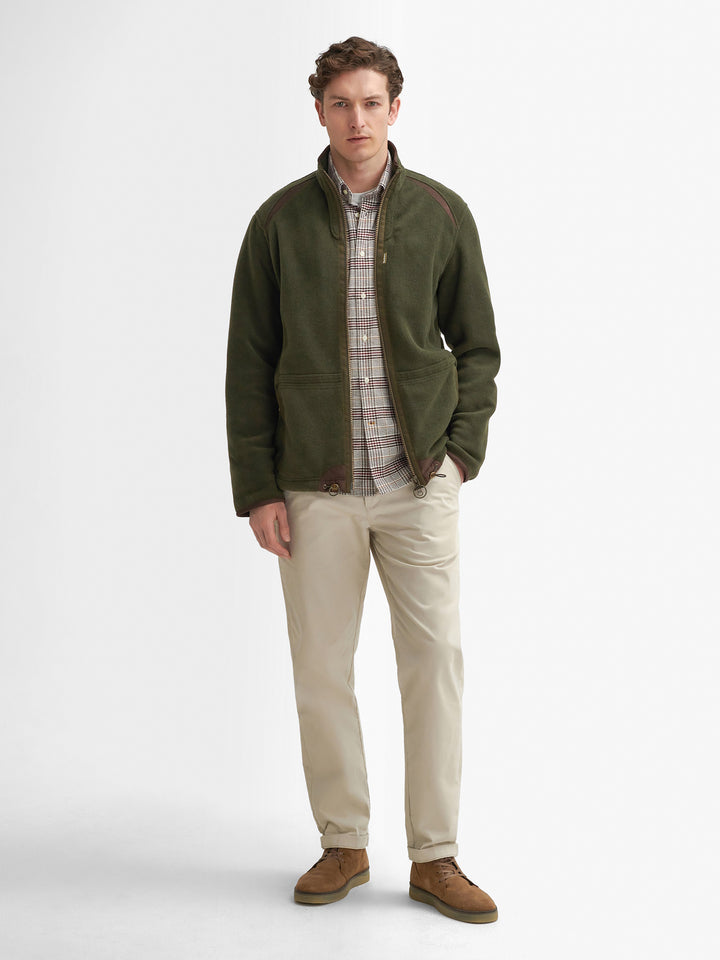 Barbour Langdale Fleece Jacket Forest