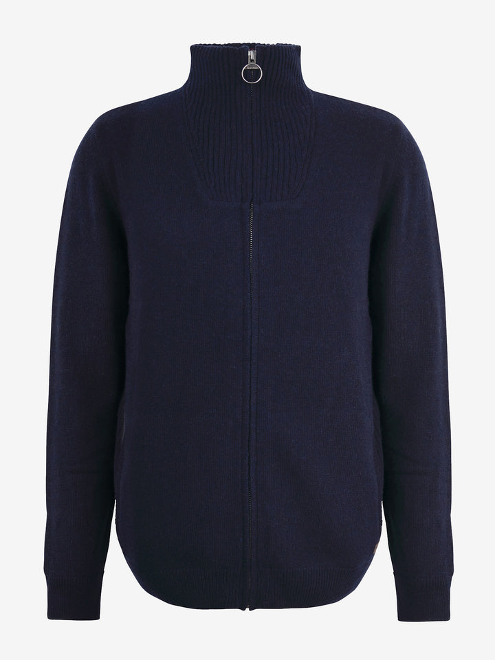 Barbour Nelson Essential Half Zip Jumper Navy