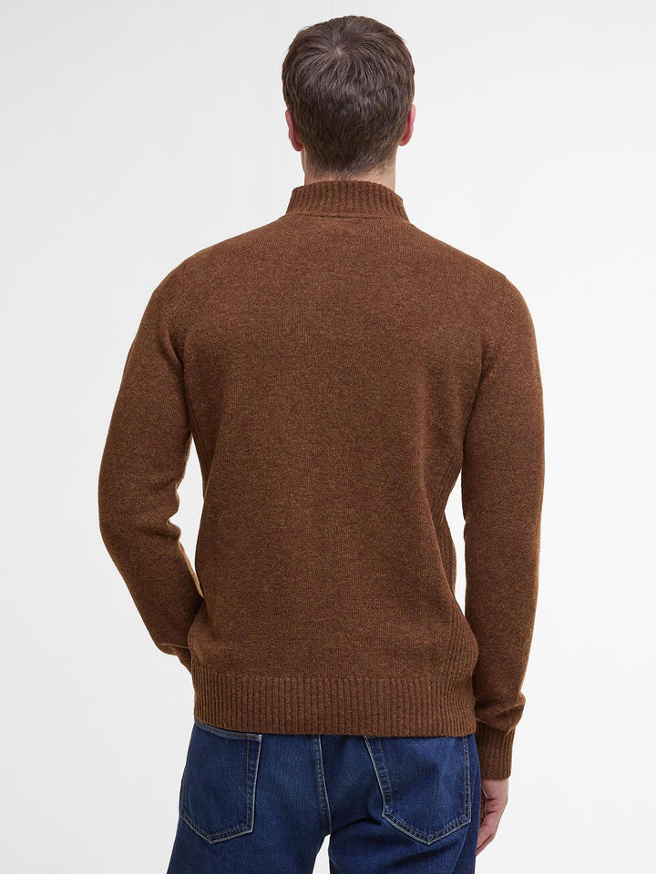 Barbour Nelson Essential Half Zip Dark Sand