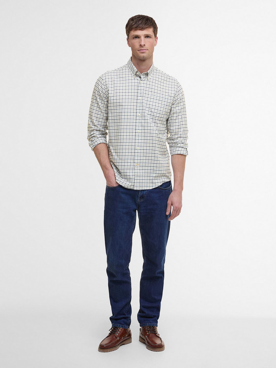 Barbour Preston Regular Shirt Olive
