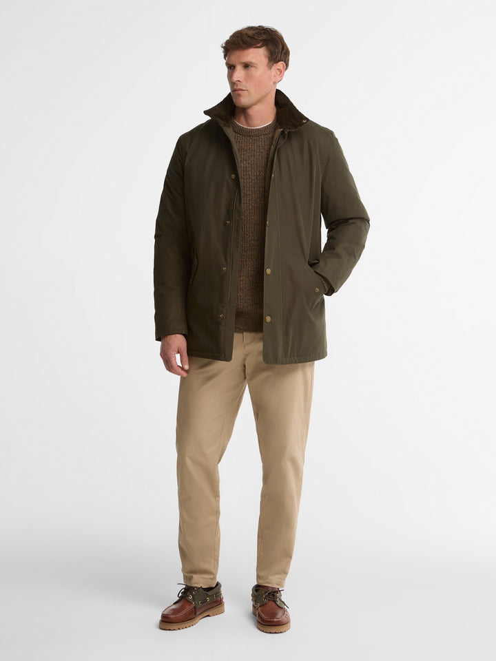 Barbour Winter Spoonbill Waterproof Jacket Dark Olive