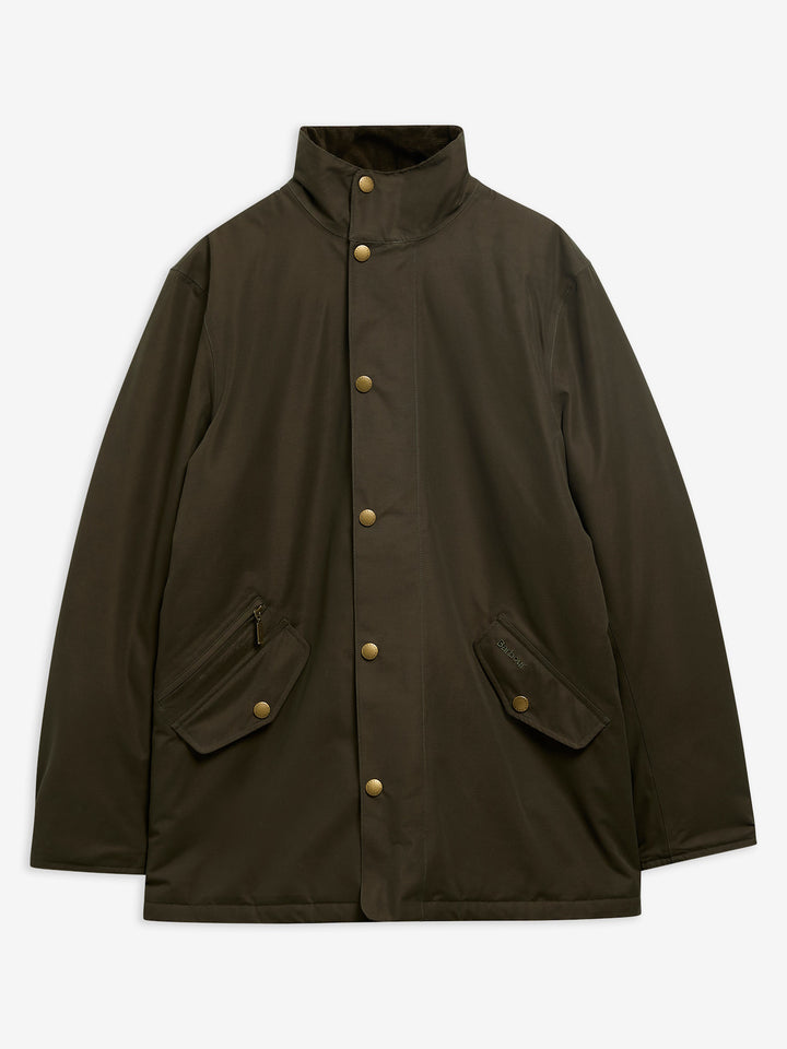 Barbour Winter Spoonbill Waterproof Jacket Dark Olive