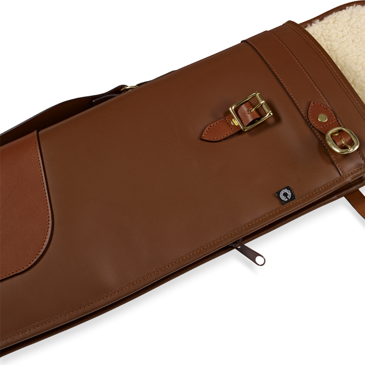 Croots Byland Leather Bipod Rifle Slip With Flap And Zip