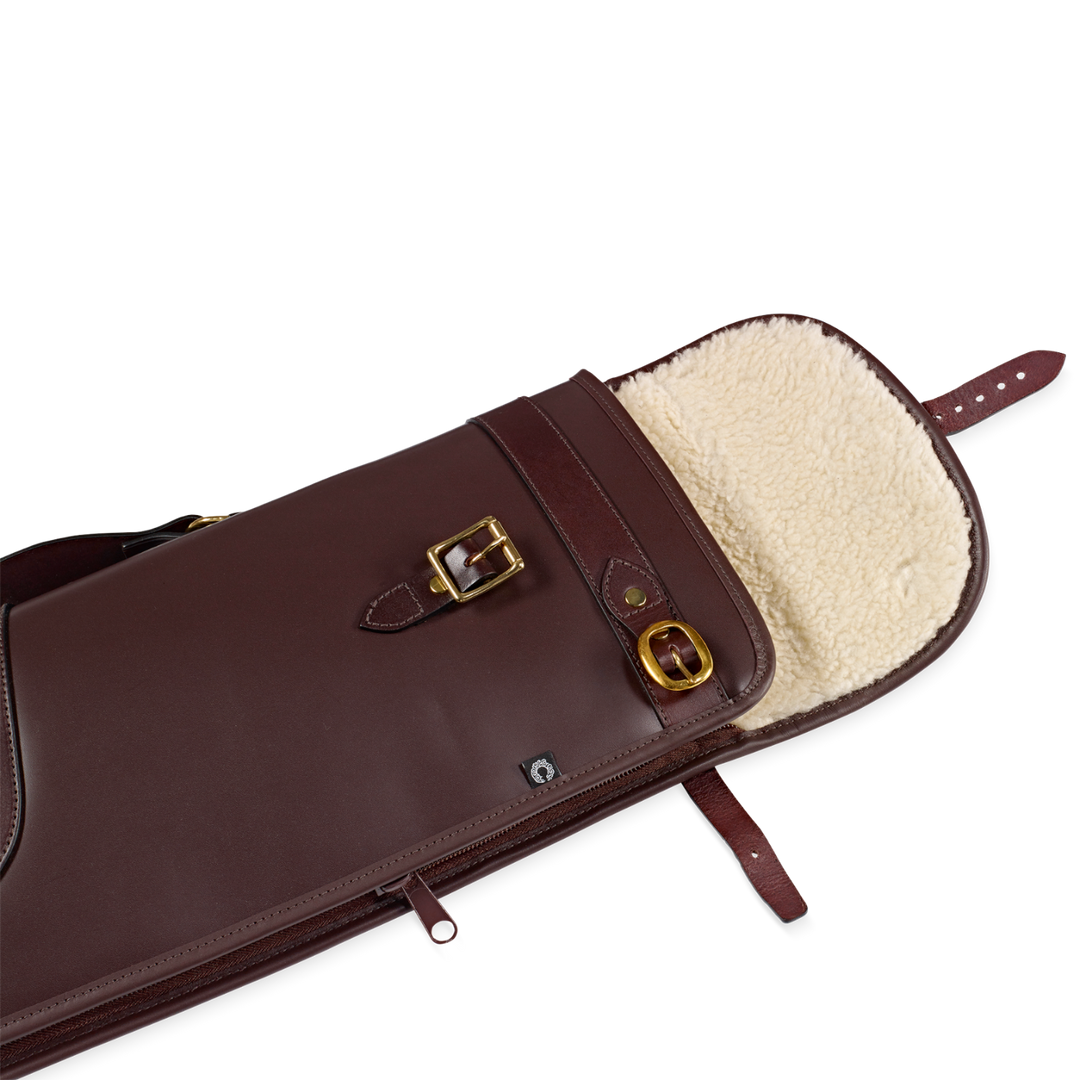 Croots Byland Leather Bipod Rifle Slip With Flap And Zip