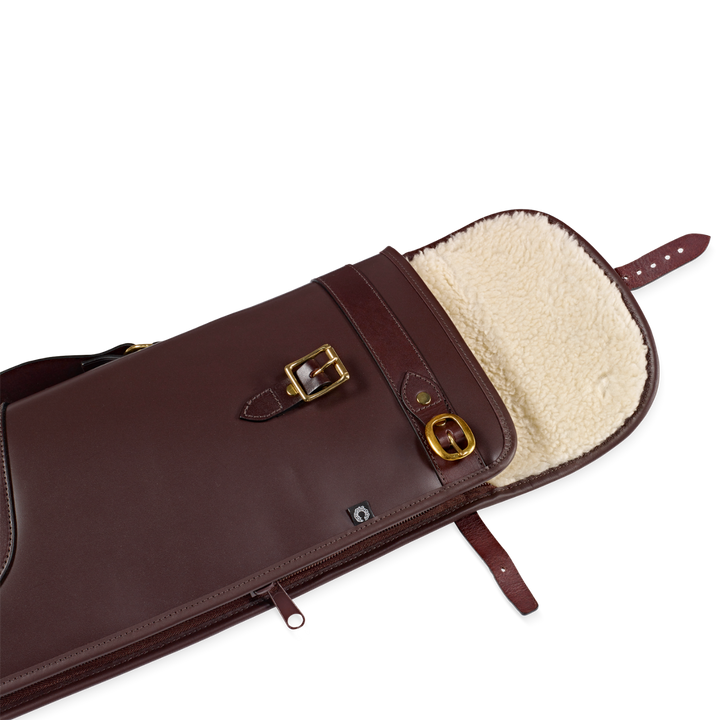 Croots Byland Leather Bipod Rifle Slip With Flap And Zip