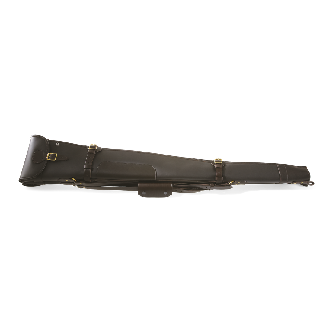 Croots Byland Leather Double Shotgun Slip With Flap And Zip