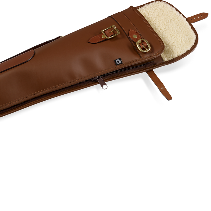 Croots Byland Leather Shotgun Slip With Flap And Zip