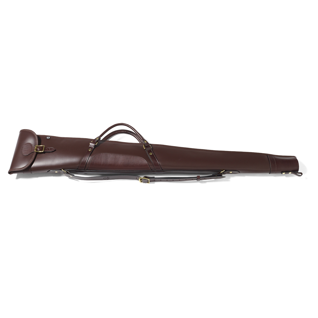 Croots Byland Leather Shotgun Slip With Flap, Zip And Carry Handles