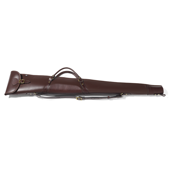 Croots Byland Leather Shotgun Slip With Flap, Zip And Carry Handles