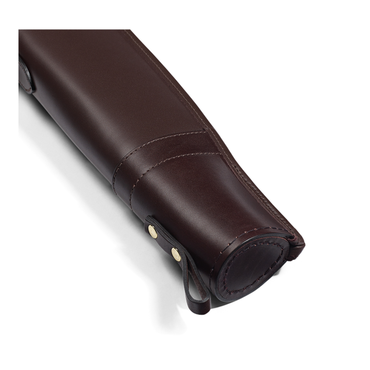 Croots Byland Leather Shotgun Slip With Flap, Zip And Carry Handles