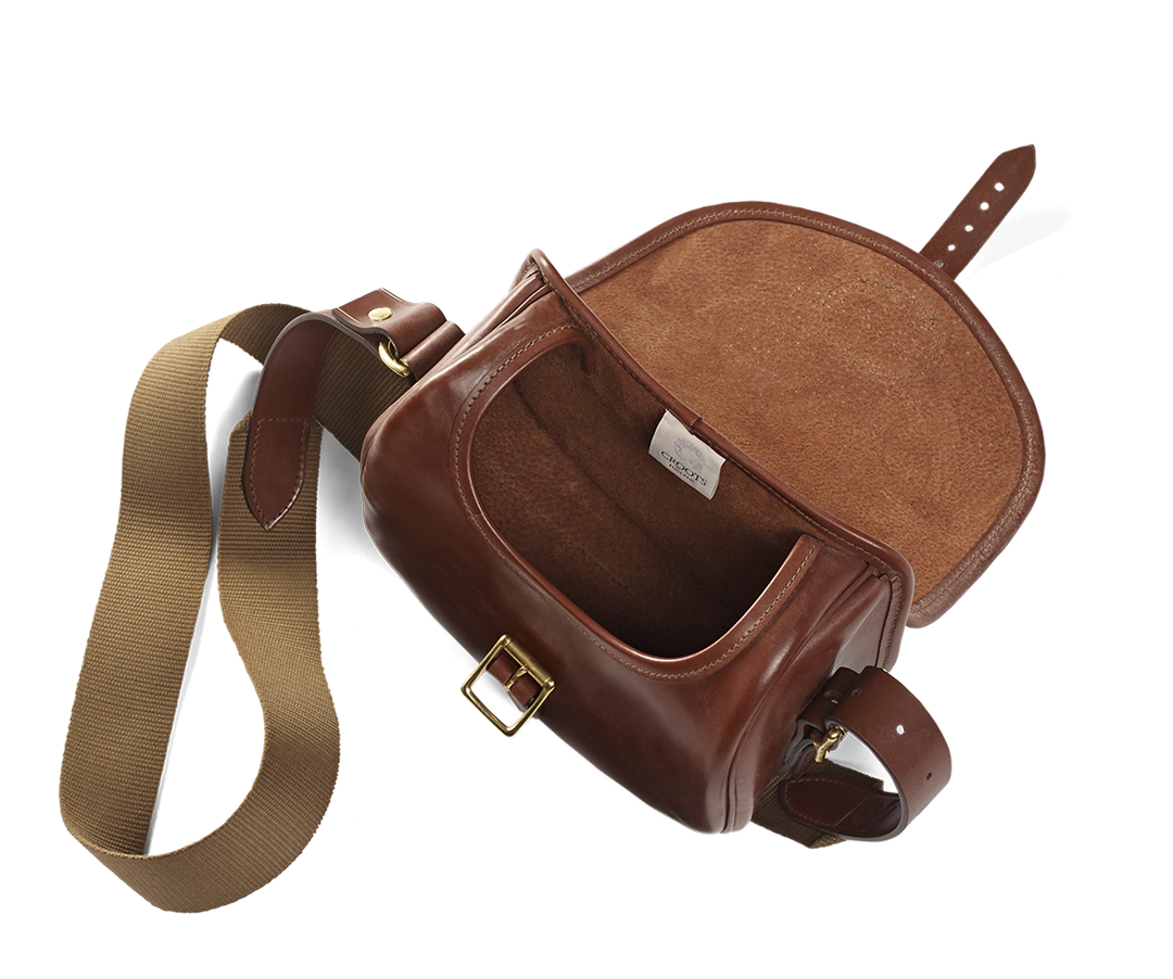Croots Malton Bridle Leather Cartridge Bag - 100/150 Capacity