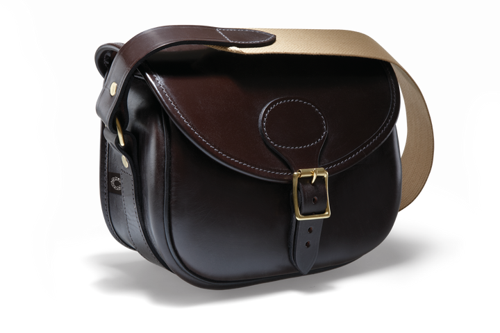Croots Malton Bridle Leather Cartridge Bag - 100/150 Capacity