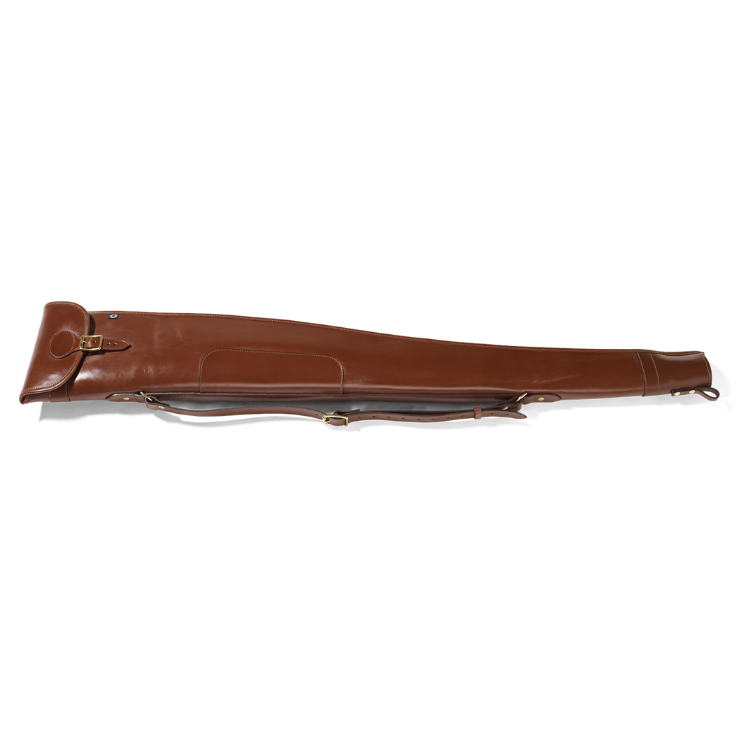 Croots Malton Bridle Leather Shotgun Slip With Flap And Zip
