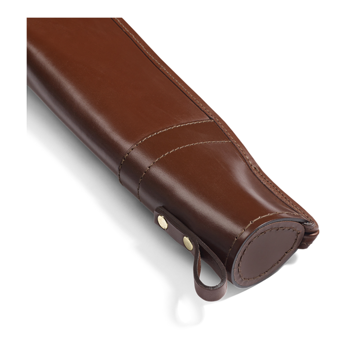 Croots Malton Bridle Leather Shotgun Slip With Flap And Zip