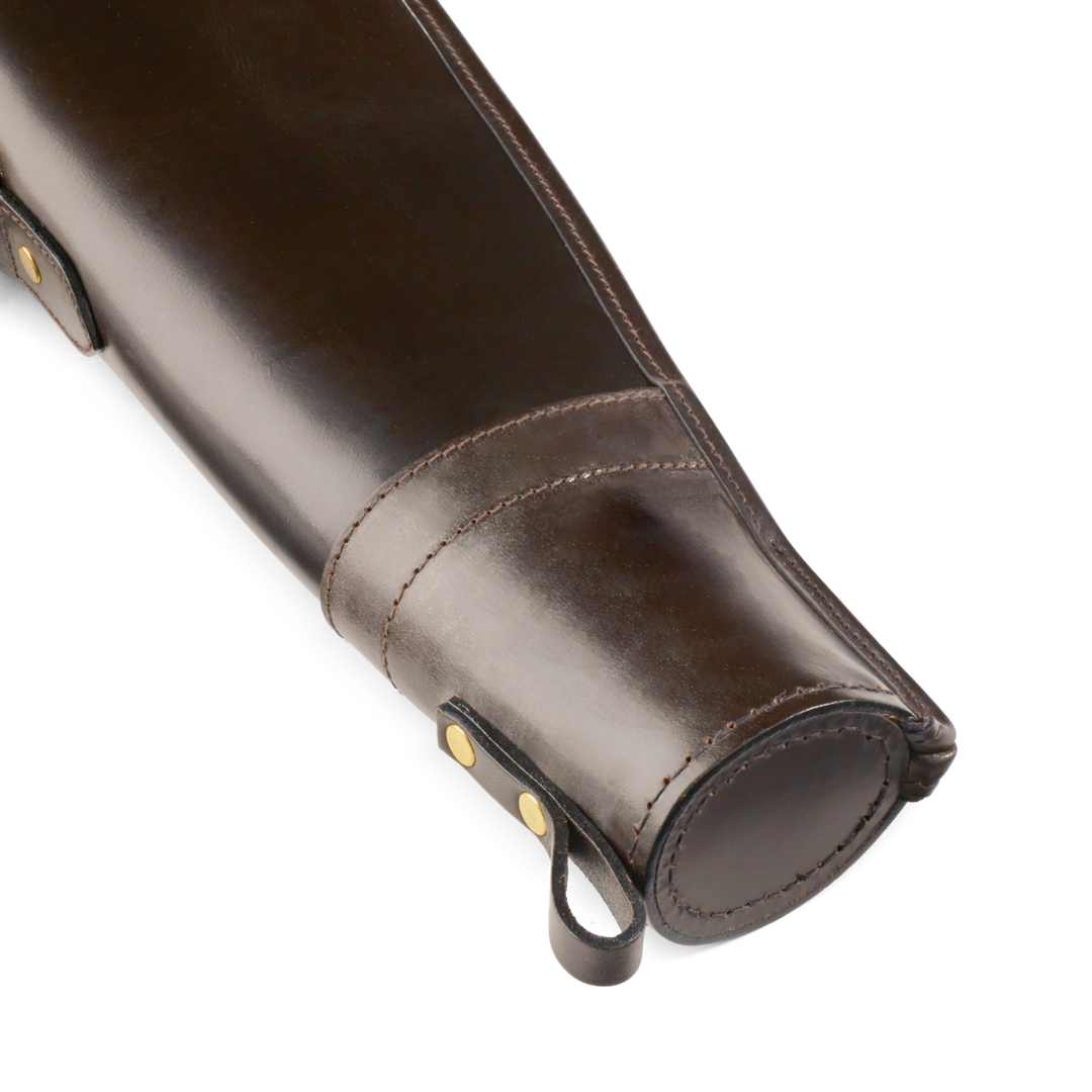 Croots Malton Bridle Leather Shotgun Slip With Flap And Zip