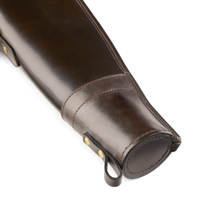 Croots Malton Bridle Leather Shotgun Slip With Flap And Zip