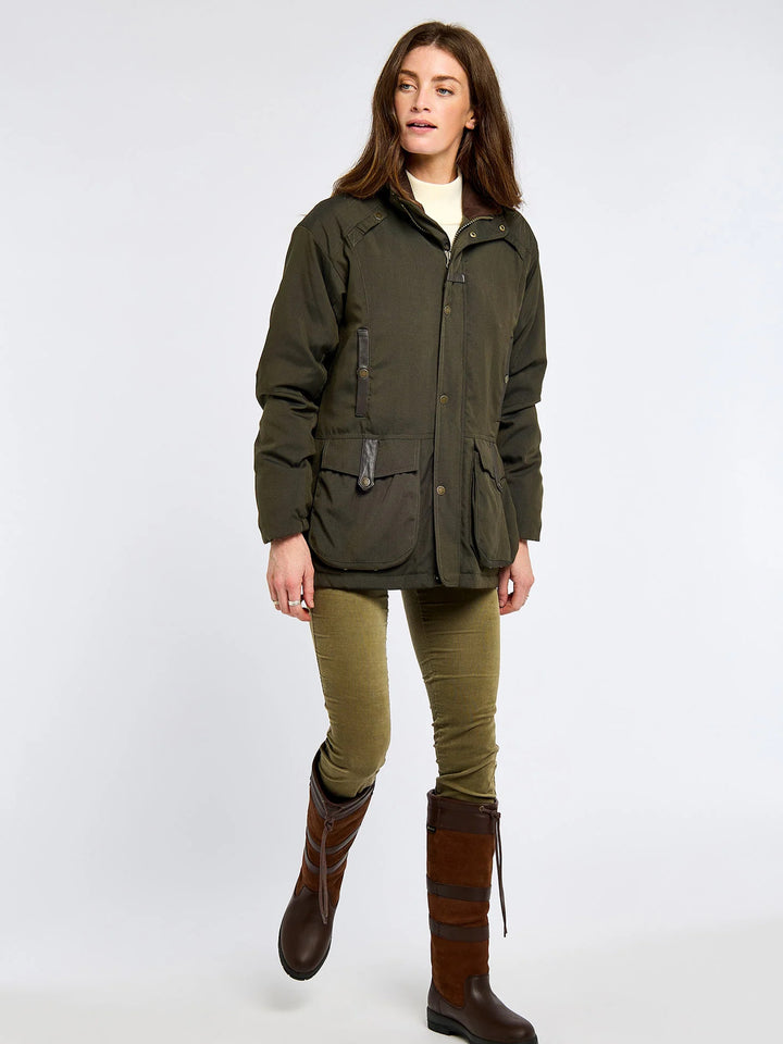 Dubarry Womens Sherwood Waterproof Utility Jacket Olive