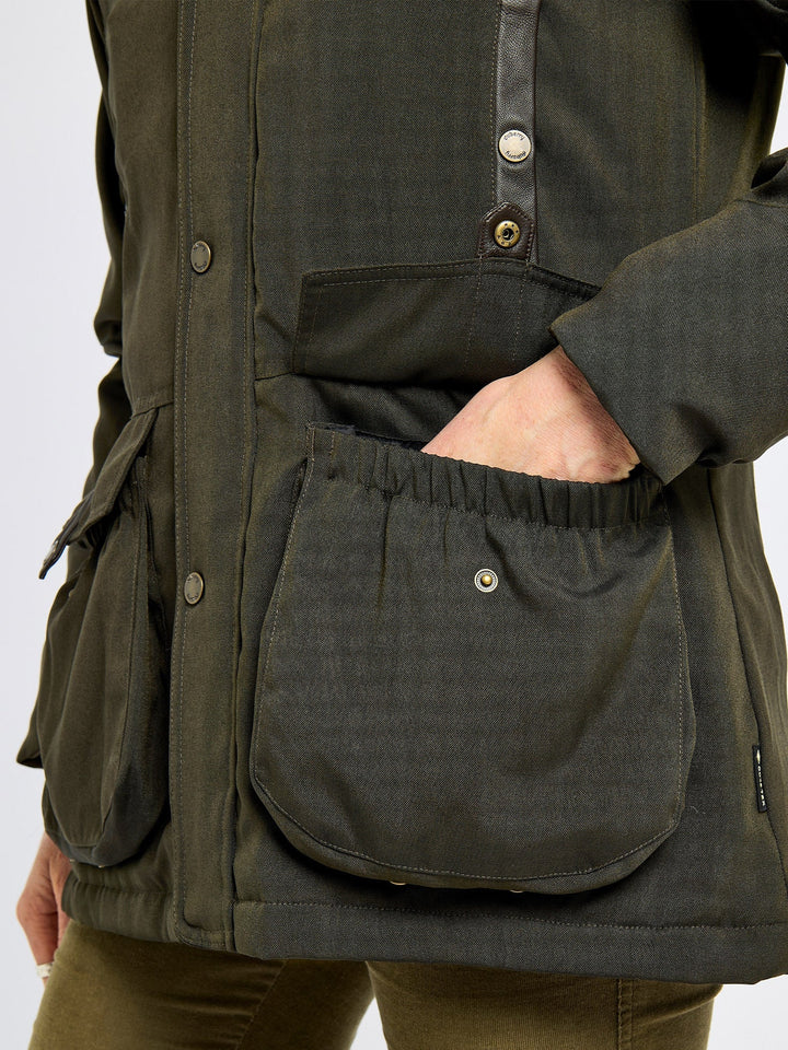 Dubarry Womens Sherwood Waterproof Utility Jacket Olive