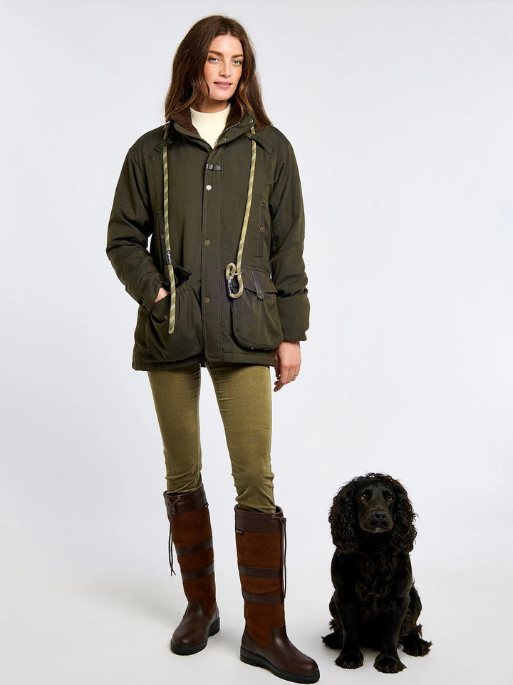 Dubarry Womens Sherwood Waterproof Utility Jacket Olive