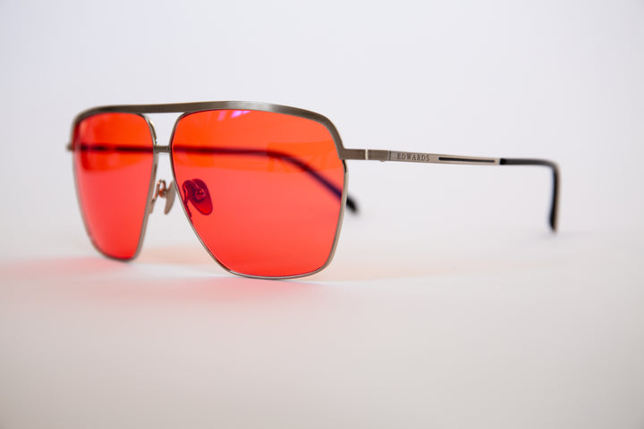 Edwards Eyewear Hiroki 2 - Antique Silver &amp; Fuchsia