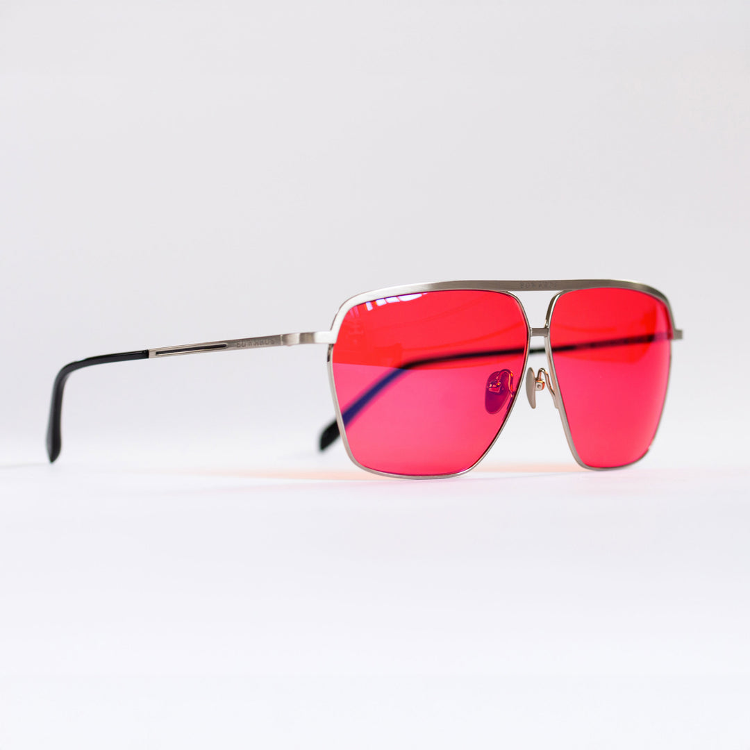 Edwards Eyewear Hiroki 2 - Antique Silver &amp; Fuchsia
