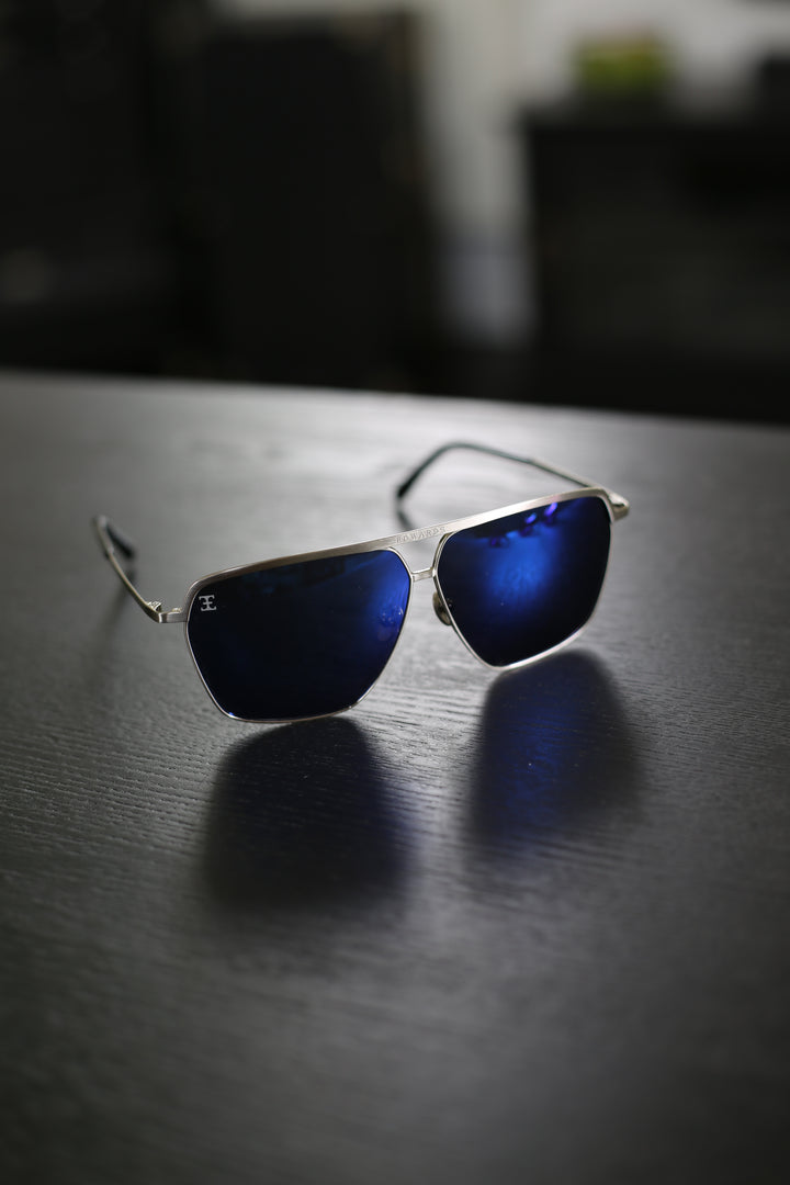 Edwards Eyewear Hiroki 2 Polarised - Antique Silver &amp; Graphite