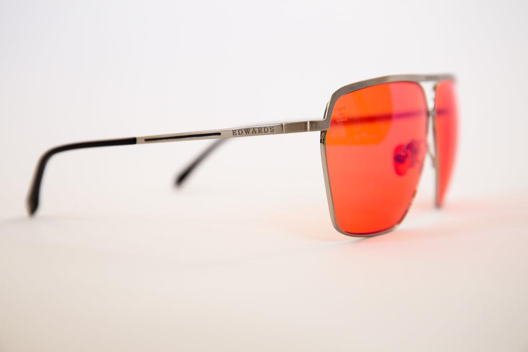 Edwards Eyewear Hiroki 2 - Antique Silver &amp; Fuchsia