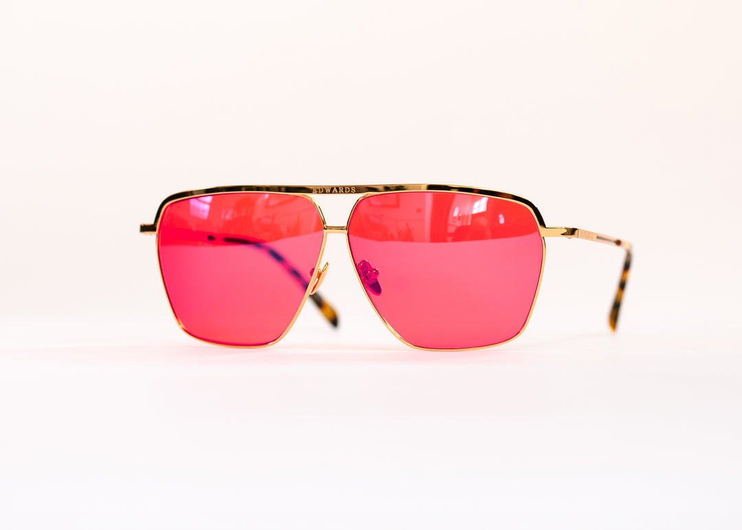 Edwards Eyewear Hiroki 2 - Gold &amp; Fuchsia