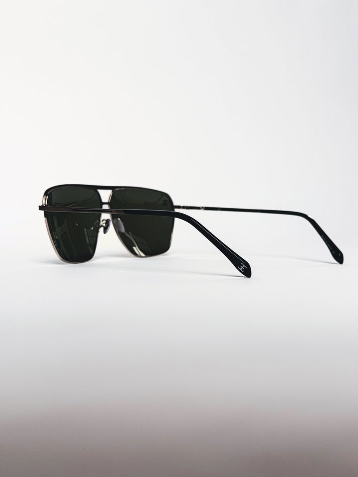 Edwards Eyewear Hiroki 2 Polarised - Antique Silver &amp; Jade
