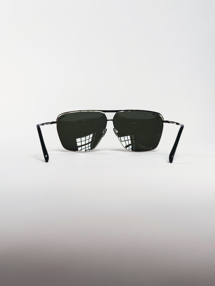 Edwards Eyewear Hiroki 2 Polarised - Antique Silver &amp; Jade