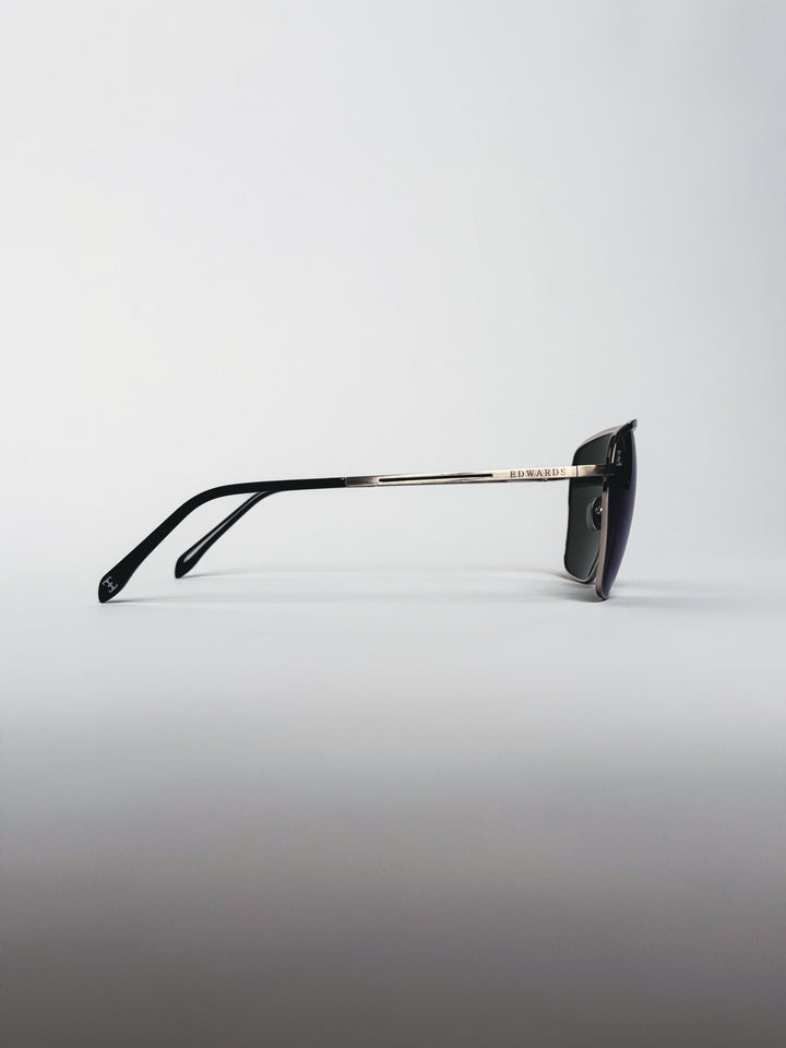 Edwards Eyewear Hiroki 2 Polarised - Antique Silver &amp; Jade