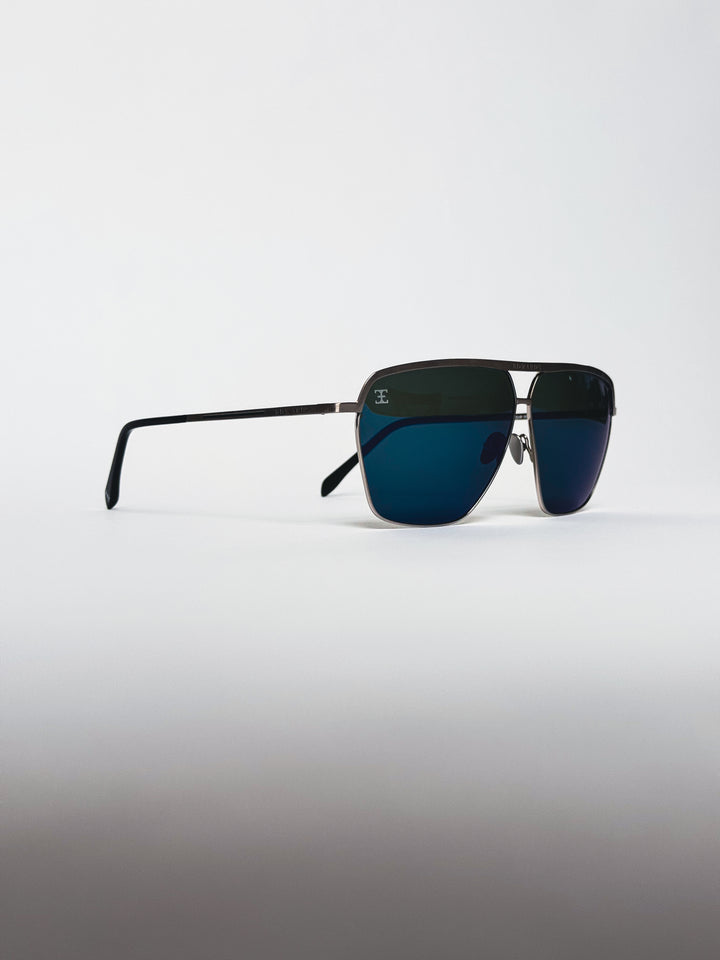 Edwards Eyewear Hiroki 2 Polarised - Antique Silver &amp; Jade