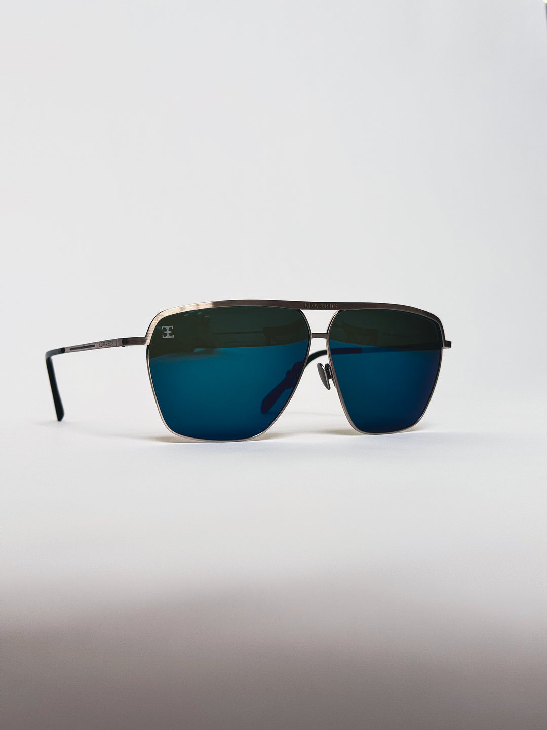 Edwards Eyewear Hiroki 2 Polarised - Antique Silver &amp; Jade