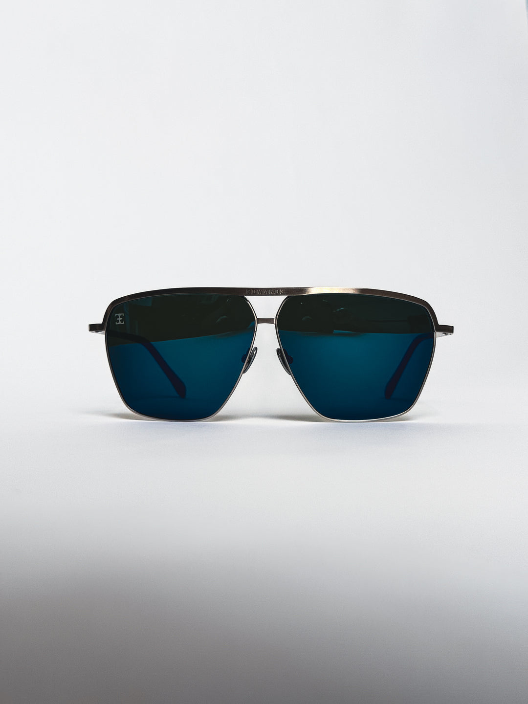 Edwards Eyewear Hiroki 2 Polarised - Antique Silver &amp; Jade
