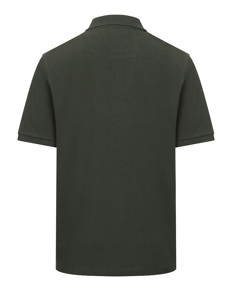 Hoggs of Fife Newton Pique Polo Shirt - Forest Green