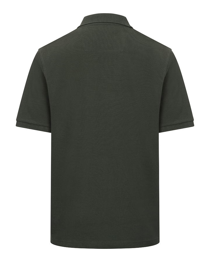 Hoggs of Fife Newton Pique Polo Shirt - Forest Green