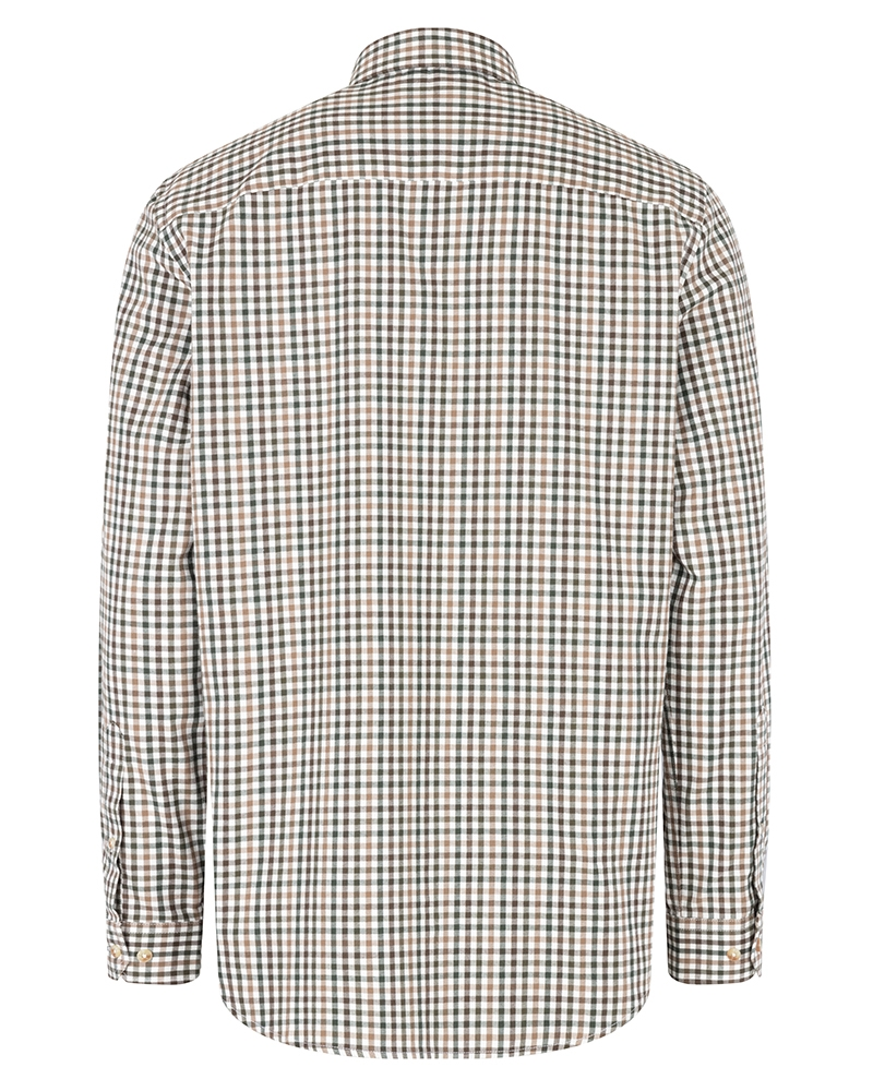 Hoggs of Fife Garvock Cotton Twill Herringbone Check Shirt