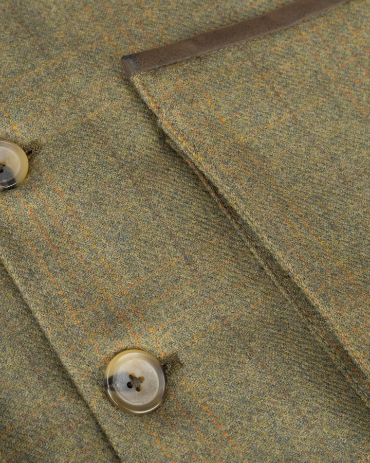 Hoggs of Fife Kinloch Technical Tweed Field Waistcoat Autumn Bracken