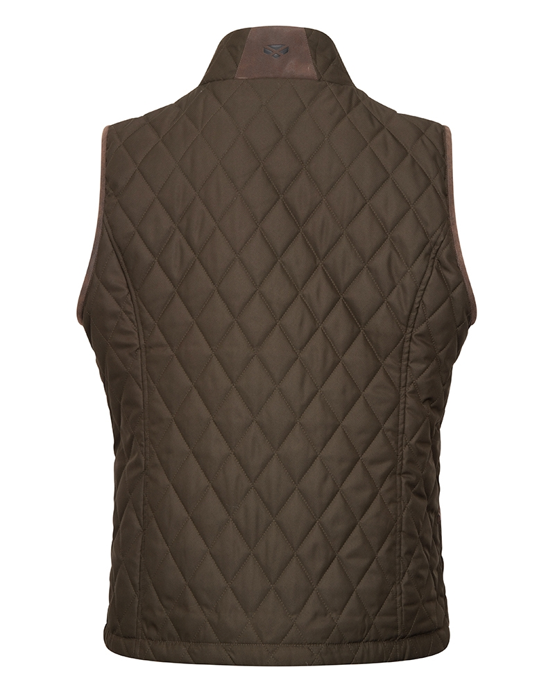 Hoggs Of Fife Ladybank Quilted Gilet Forest Green