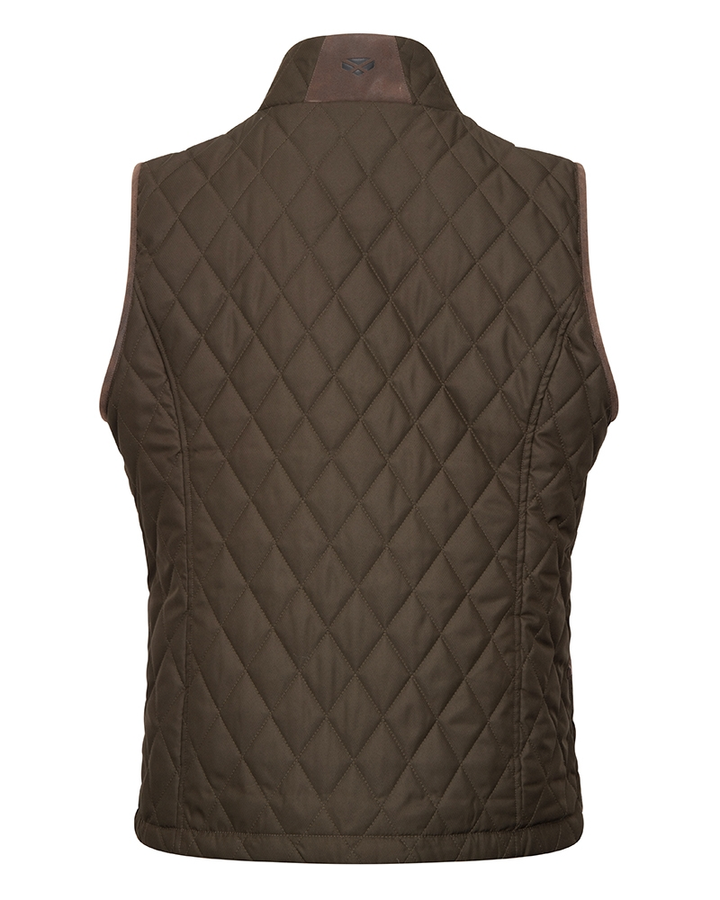 Hoggs Of Fife Ladybank Quilted Gilet Forest Green