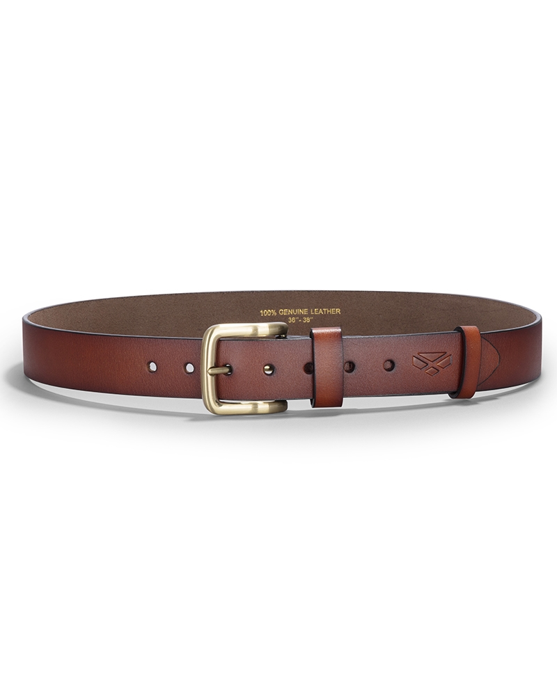 Hoggs Of Fife Luxury Leather Belt Whisky Ten