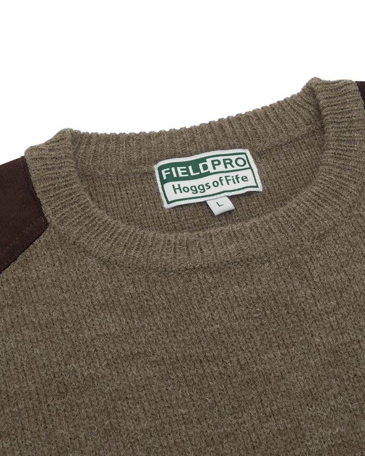 Hoggs Of Fife Melrose II Crew Pullover Meadow Green