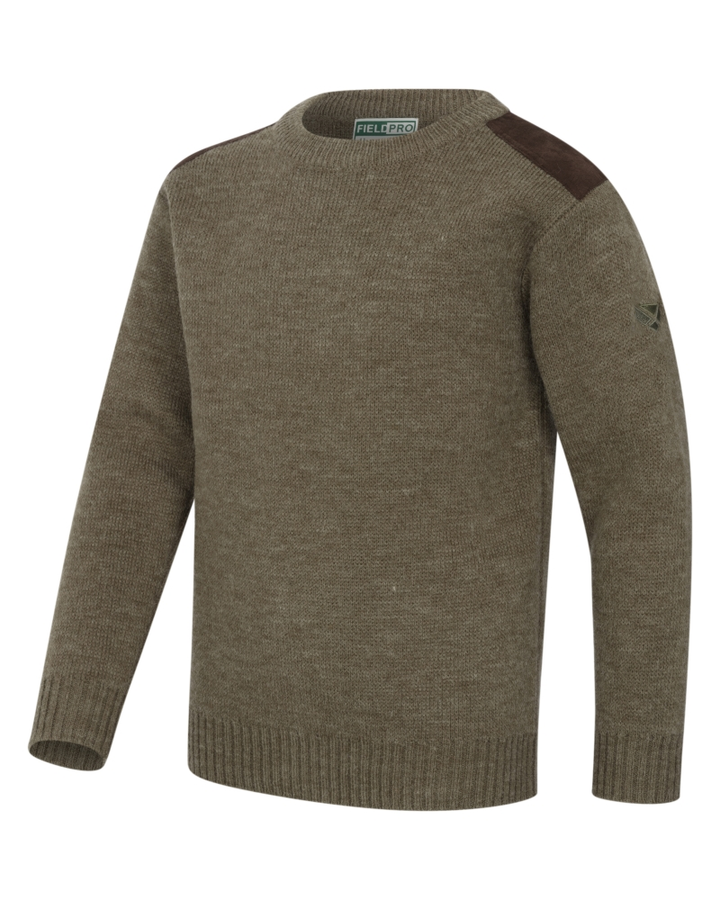 Hoggs Melrose II Junior Pullover Meadow Green