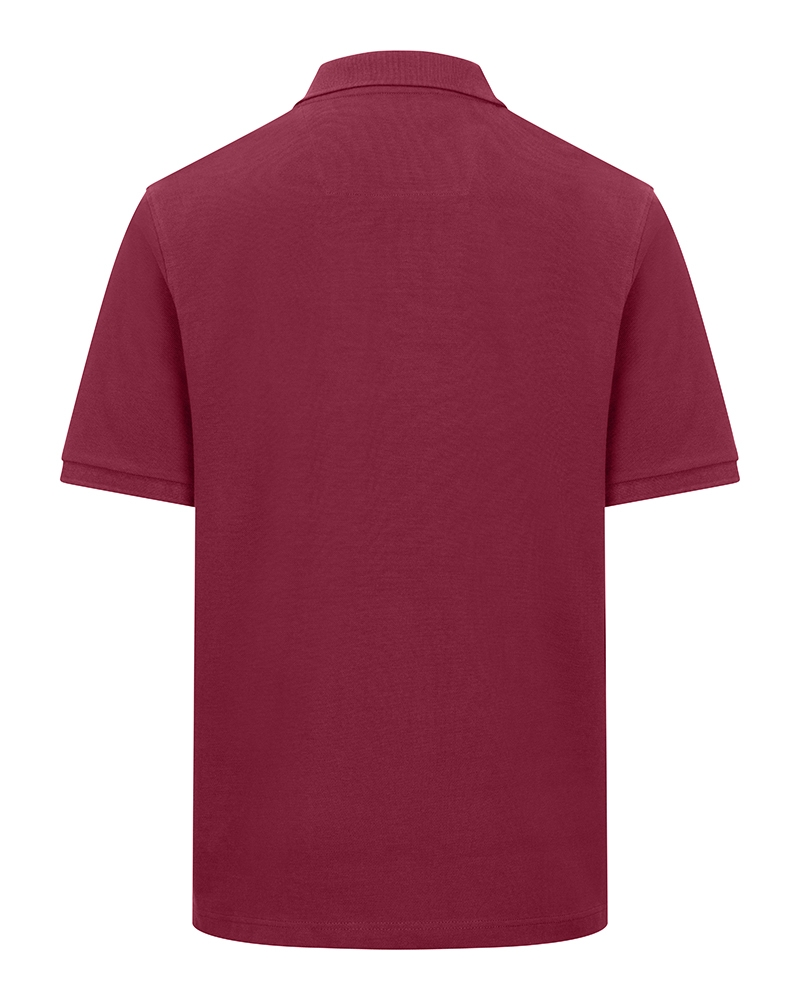 Hoggs of Fife Newton Pique Polo Shirt - Burgundy