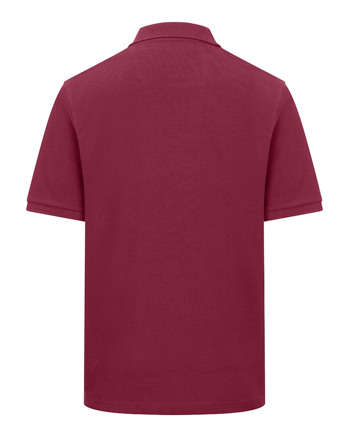 Hoggs of Fife Newton Pique Polo Shirt - Burgundy