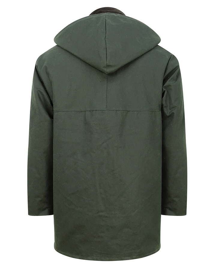 Hoggs Of Fife Padded Wax Jacket Olive