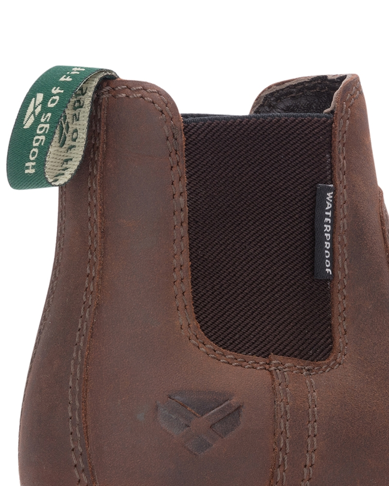Hoggs Of Fife Shire (Kids) Waterproof Dealer Boot Brown Waxy