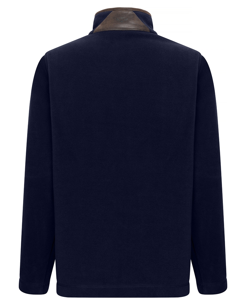 Hoggs Of Fife Stenton Ladies 1/4 Zip Fleece Midnight Navy