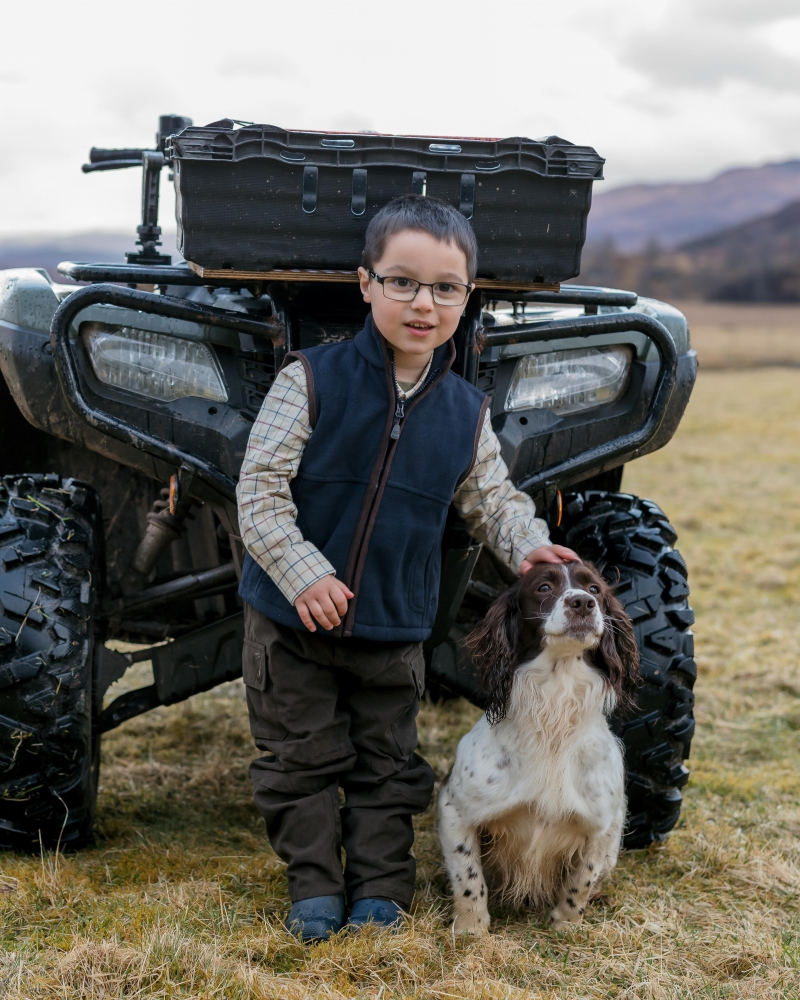 Hoggs Of Fife Struther Junior W/P Trousers Greem